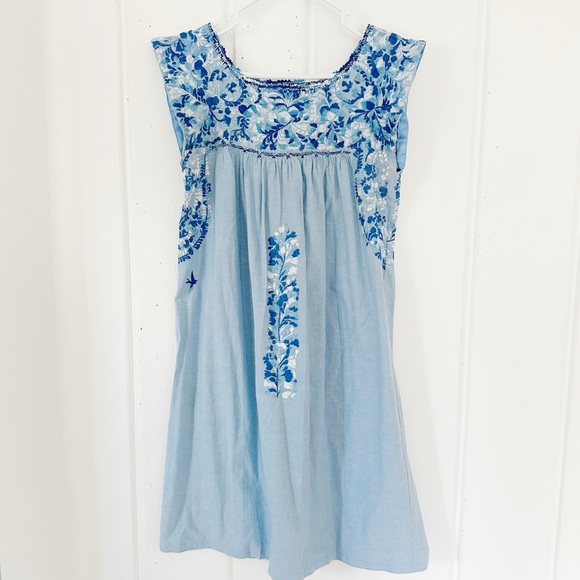 Mi Golondrina Dresses & Skirts - Mi Golondrina Blue Dress size XS